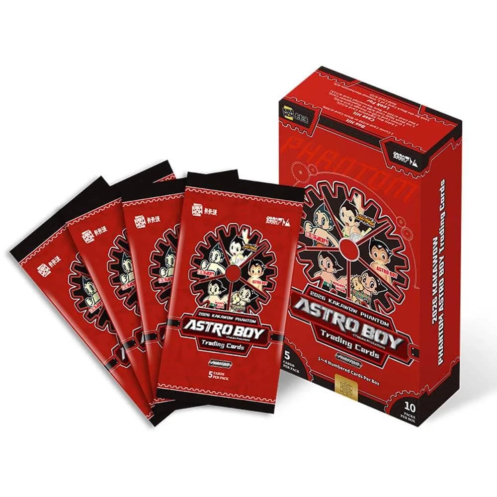 Kakawow PHANTOM Astro Boy Trading Cards Display Box (English) - KAYOU Naruto Collectible Card Booster Box Australia