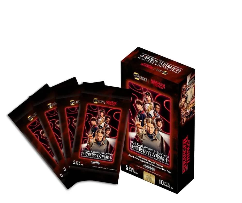 Kakawow PHANTOM Stranger Things Trading Cards Display Box (English) - KAYOU Naruto Collectible Card Booster Box Australia
