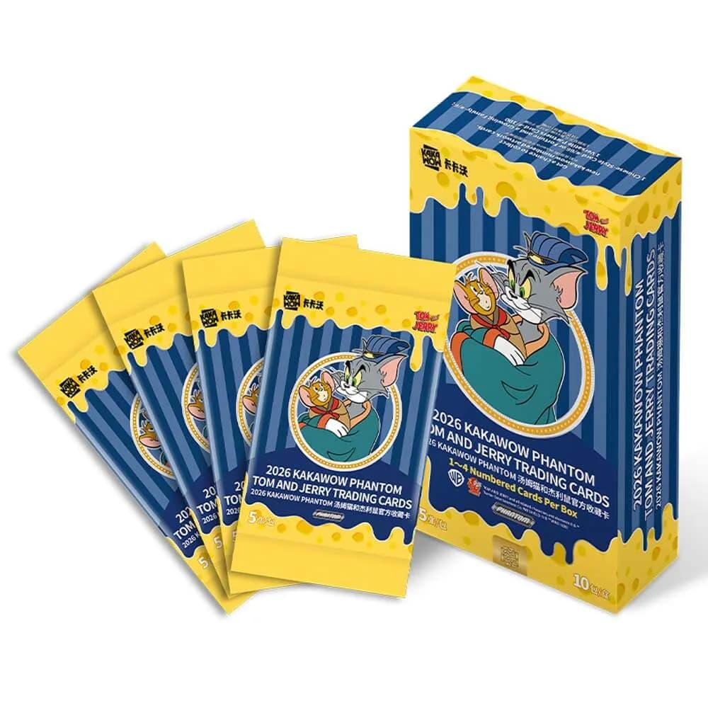 Kakawow PHANTOM Tom and Jerry Trading Cards Display Box (English) - Kakawow PHANTOM Collectible Card Booster Box available in Australia
