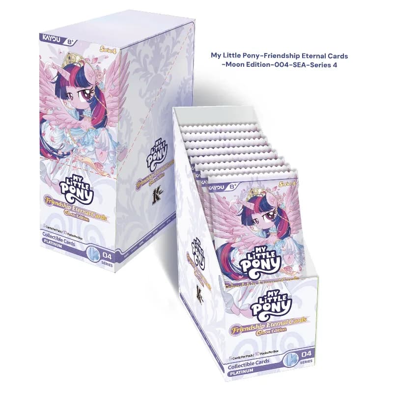 KAYOU My Little Pony Friendship Eternal Moon 4 Booster Box (SEA Edition, English) - KAYOU My Little Pony Collectible Card Booster Box Australia