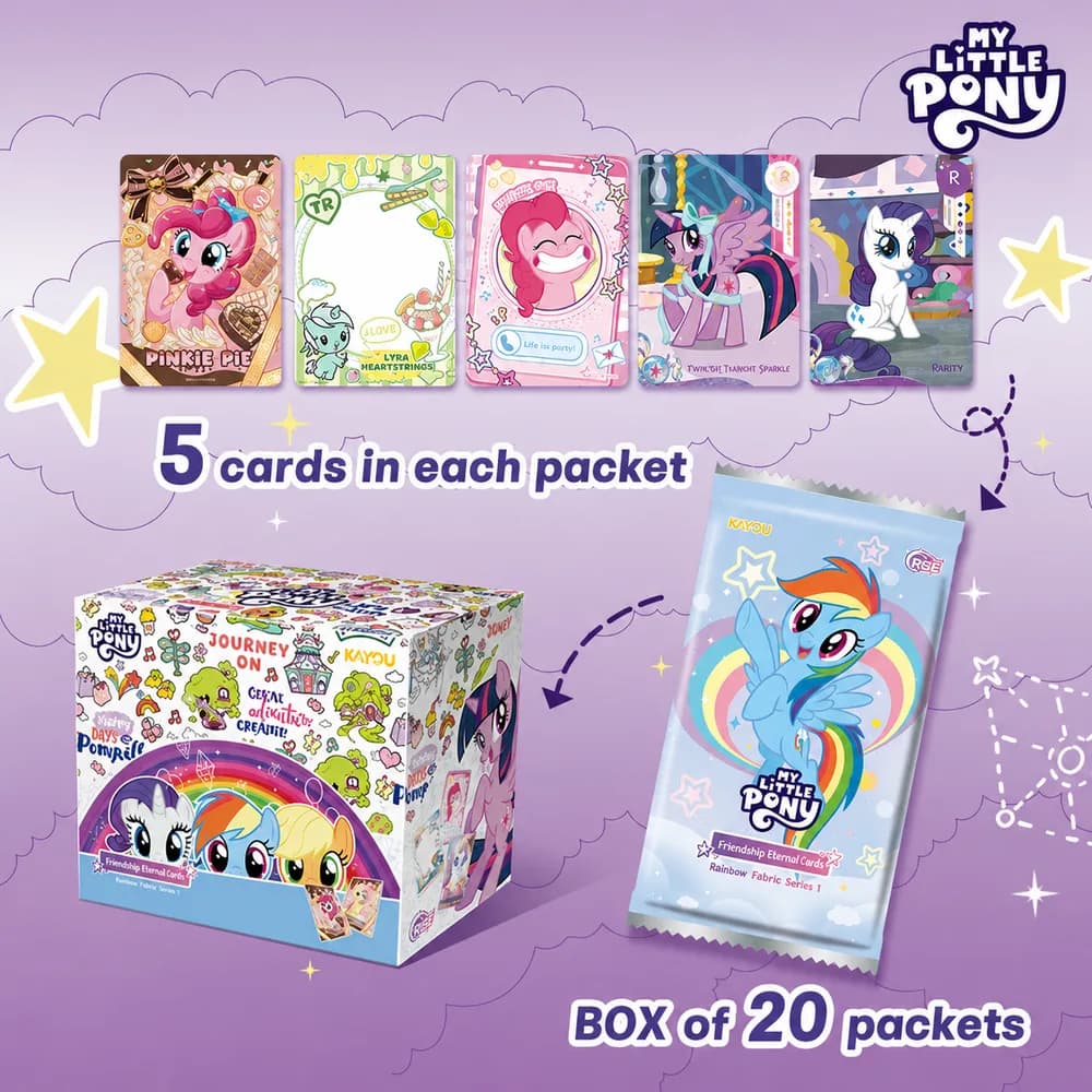 KAYOU My Little Pony Friendship Eternal Rainbow Booster Box (SEA Edition, English) - KAYOU My Little Pony Collectible Card Booster Box Australia