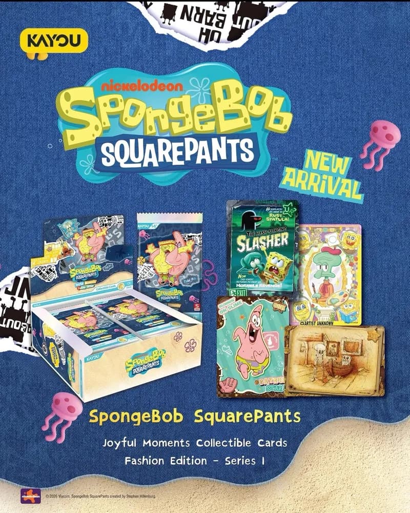 KAYOU SpongeBob SquarePants Joyful Moments Booster Box (Fashion Edition 001, SEA English) - KAYOU Naruto Collectible Card Booster Box Australia