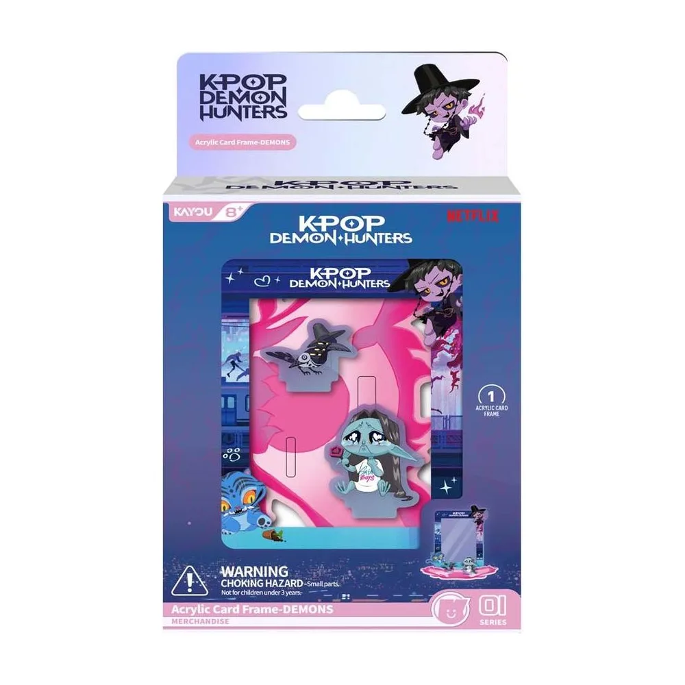 KAYOU KPop Demon Hunters Acrylic Card Frame, Demons - card accessory Australia
