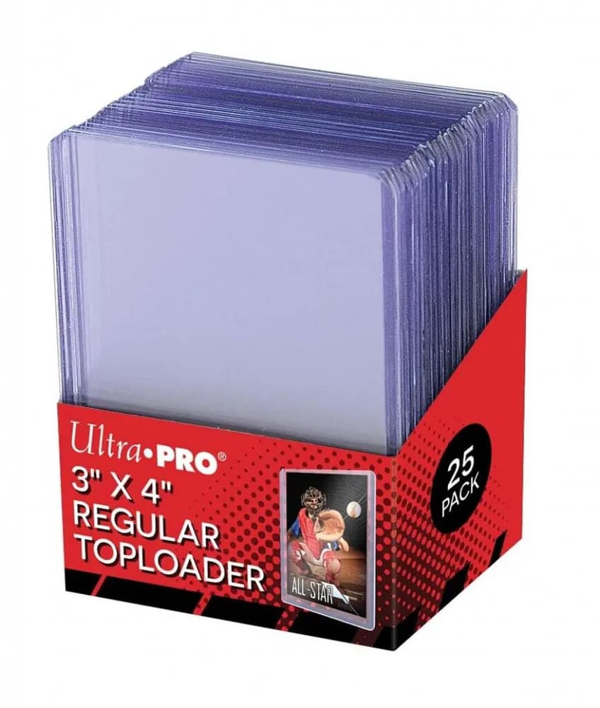 Ultra Pro Regular Toploaders 3" x 4" 35pt - 25 Pack (Clear) - card accessory Australia