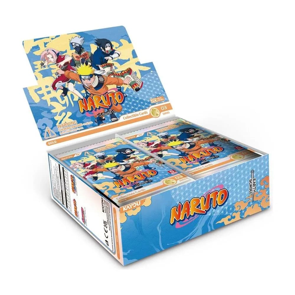 KAYOU Naruto Earth Scroll Series 3 Booster Box (NA Edition, English) - KAYOU Naruto Collectible Card Booster Box Australia