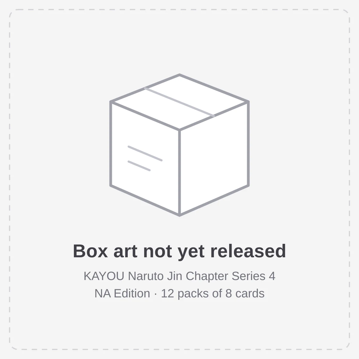 KAYOU Naruto Jin Chapter Series 4 Booster Box (NA Edition, English) - KAYOU Naruto Collectible Card Booster Box Australia