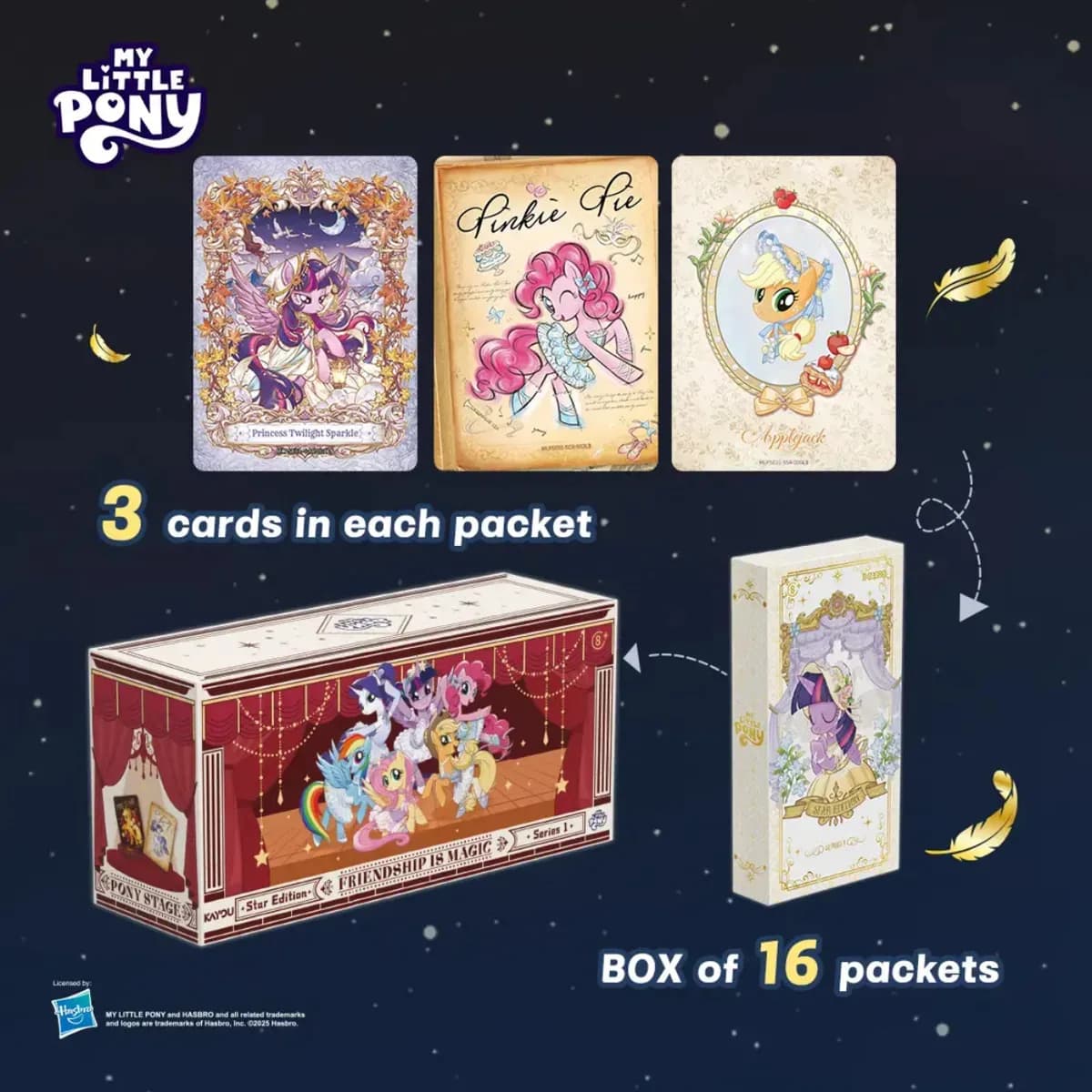 KAYOU My Little Pony Friendship Eternal Star Edition 1 Booster Box (SEA Edition, English) - KAYOU My Little Pony Collectible Card Booster Box Australia
