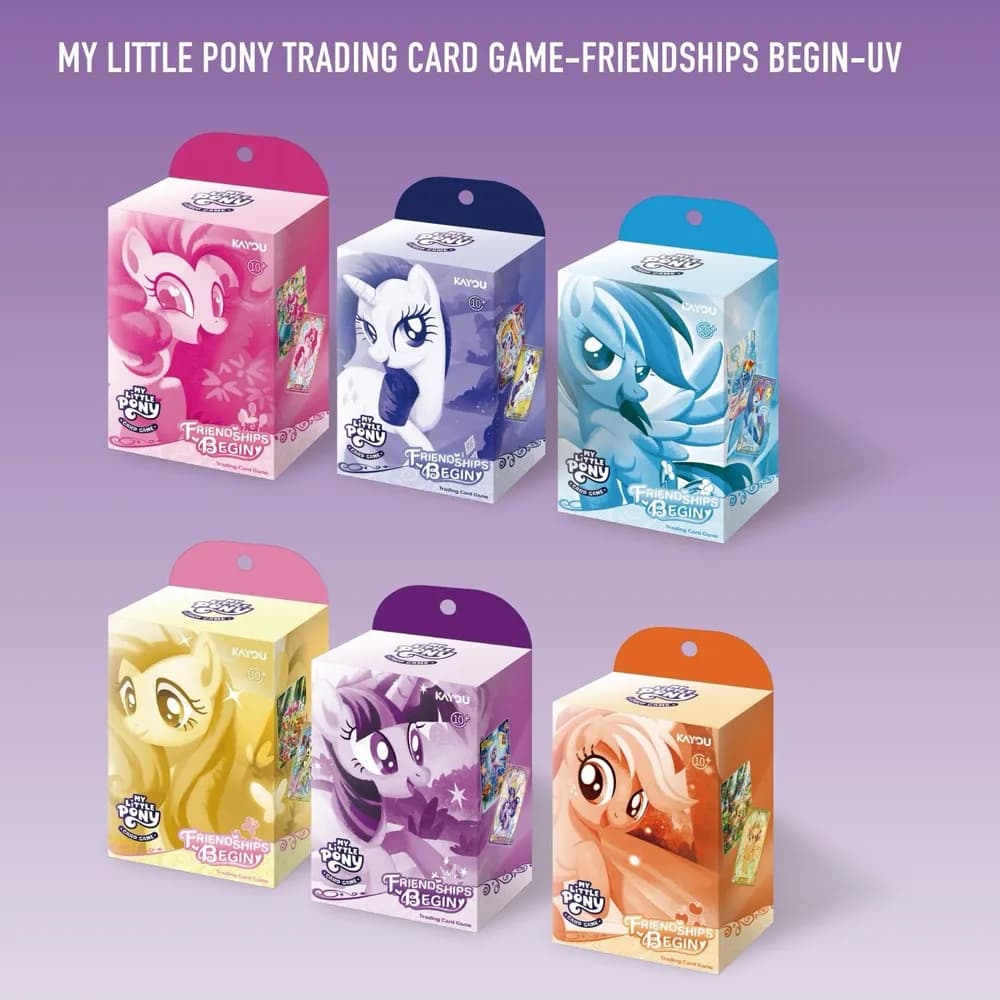 KAYOU My Little Pony TCG Friendships Begin Starter Set (6 Decks, English) - KAYOU Naruto Collectible Card Booster Box Australia