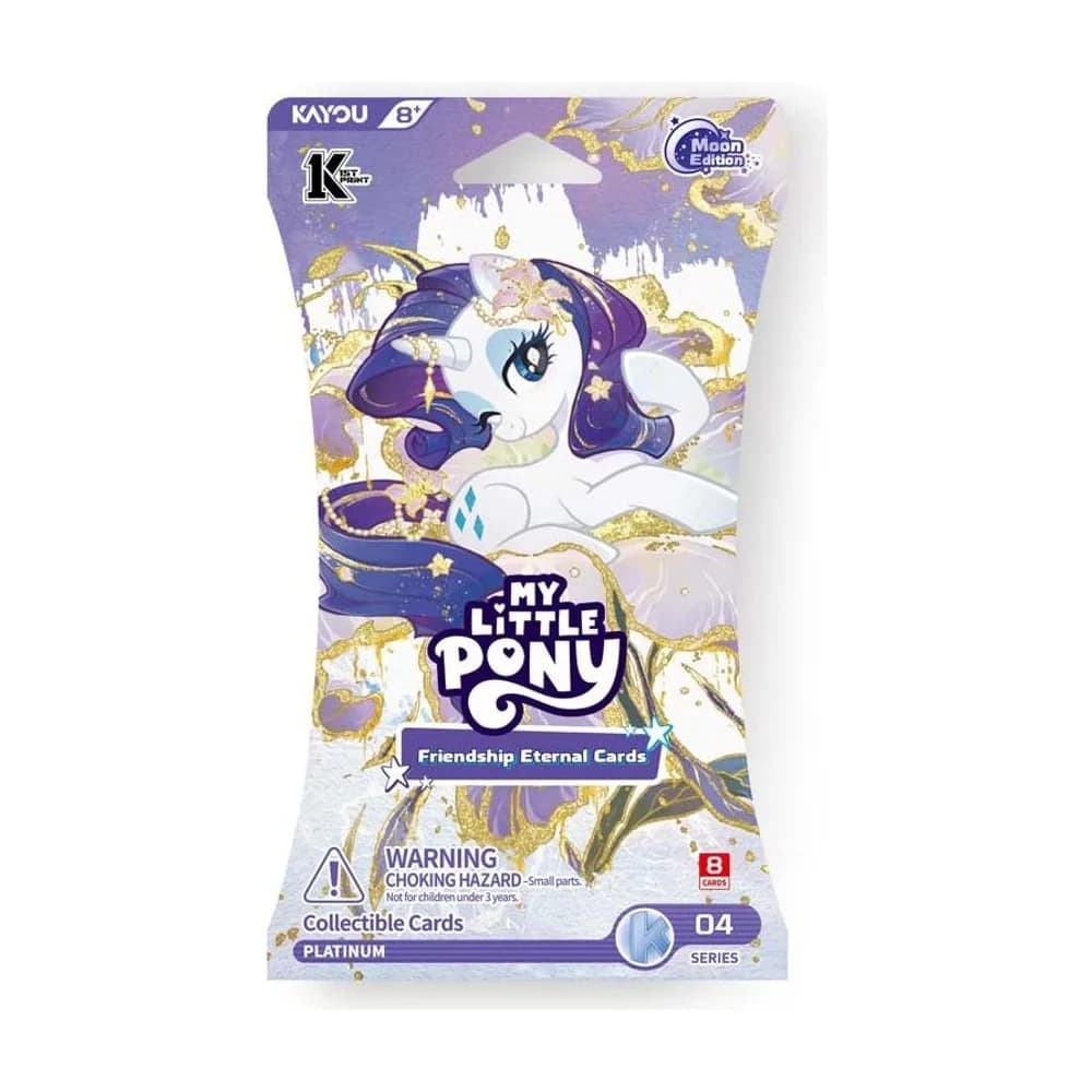 KAYOU My Little Pony Friendship Eternal Moon Edition Series 4 Blister Pack (NA Edition, English) - KAYOU My Little Pony Collectible Card Booster Pack available in Australia