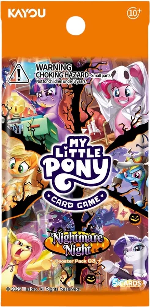 KAYOU My Little Pony TCG Nightmare Night Booster Pack (Series 3, NA Edition, English) - KAYOU My Little Pony Trading Card Game Booster Pack Australia