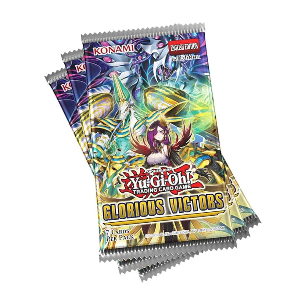 Yu-Gi-Oh! TCG Glorious Victors 3-Booster Tuck Box (English 1st Edition) - Yu-Gi-Oh! Trading Card Game Booster Pack Australia